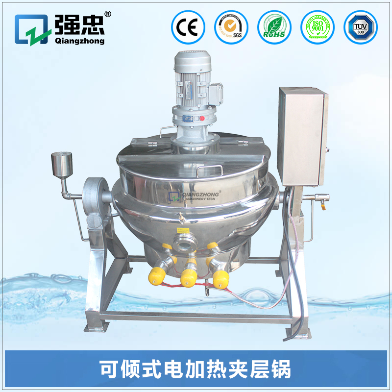 可倾式电加热夹层锅 可倾式电加热夹层锅